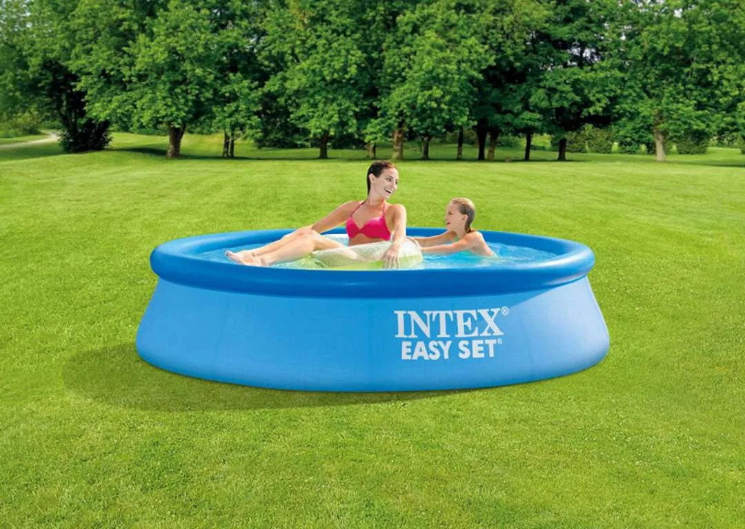 Intex 28106 | Size 8.0 x 2.0 Ft | Easy Set Round Inflatable Portable Above Ground Swimming Pool - Image 5
