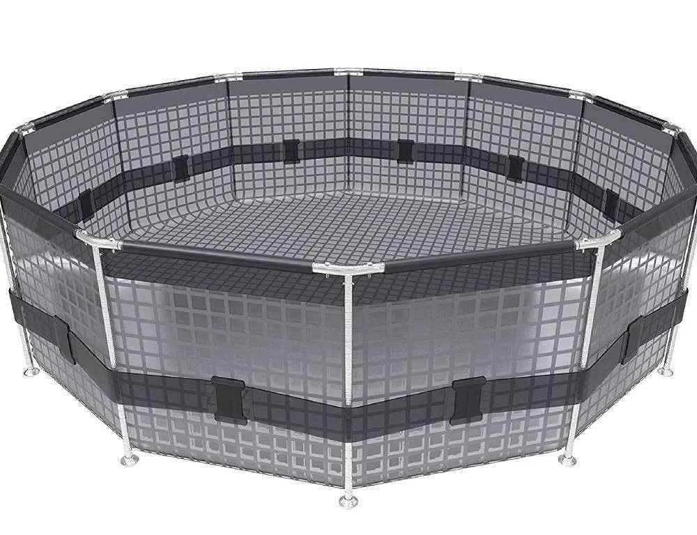 Bestway 56416 | Size 12.0 x 12.0 x 2.50 Ft | Steel Pro MAX Round Metal Frame Portable Ready-Made Swimming Pool - Image 5