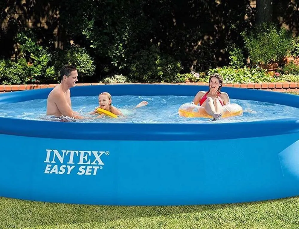 Intex 28160 | Size 15.0 x 15.0 x 3.00 Ft | Easy Set Round Inflatable Above Ground Swimming Pool - Image 9