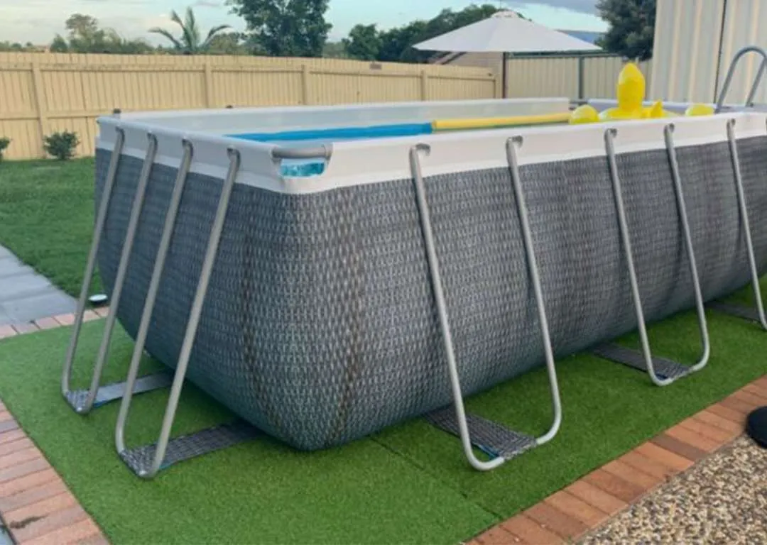 Bestway 56998 | Size 18.0 x 9.0 x 4.00 Ft | Power Steel Rectangular Metal Frame Portable Ready-Made Swimming Pool - Image 6