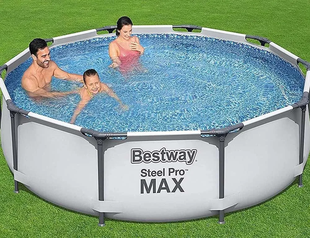 Bestway 56408 | Size 10.0 x 10.0 x 2.50 Ft | Steel Pro MAX Round Metal Frame Portable Ready-Made Swimming Pool - Image 2