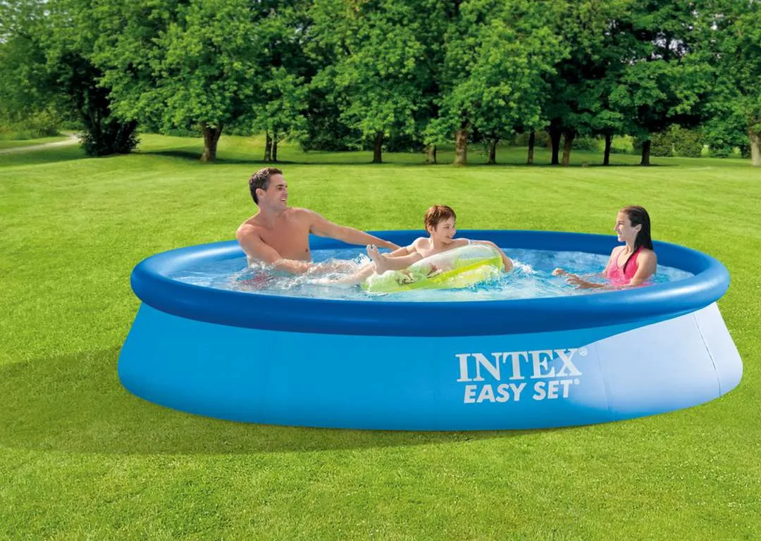 Intex 28130 | Size 12.0 x 12.0 x 2.50 Ft | Easy Set Round Inflatable Portable Swimming Pool - Image 3