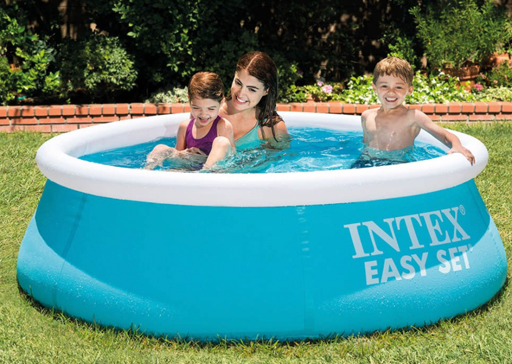 Intex 28101 | Size 6.4 x 6.11 x 2.00 Ft | Easy Set Round Inflatable Portable Above Ground Swimming Pool - Image 3