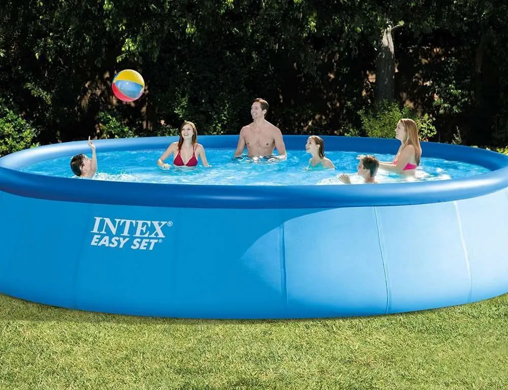 Intex 26176 | Size 18.0 x 18.0 x 4.00 Ft | Easy Set Round Inflatable Portable Above Ground Swimming Pool - Image 4