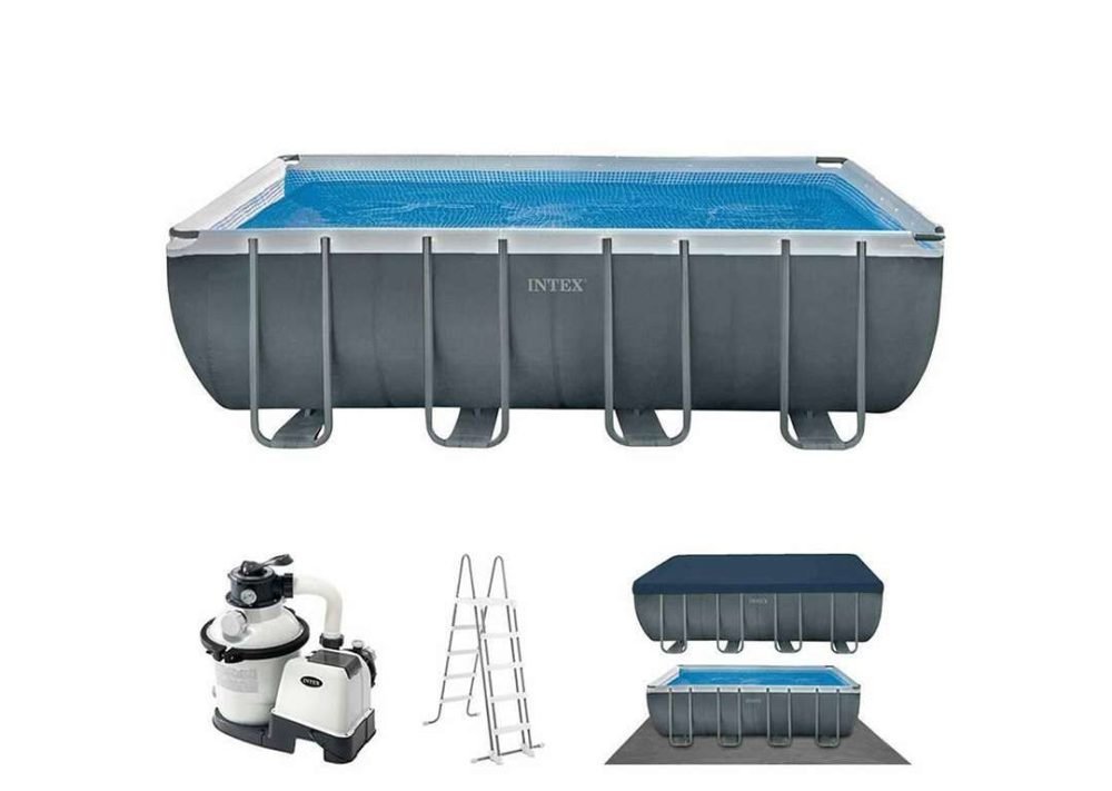 Intex 26364 | Size 24.0 x 12.0 x 4.33 Ft | Ultra XTR Rectangular Metal Frame Portable Ready-Made Swimming Pool - Image 3