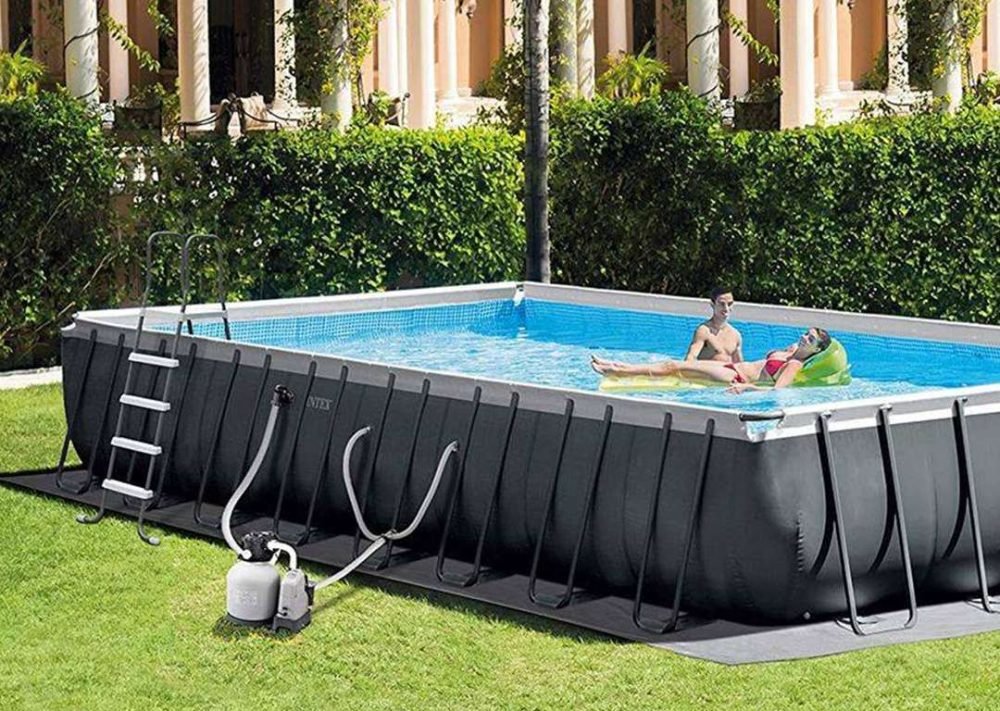 Intex 26364 | Size 24.0 x 12.0 x 4.33 Ft | Ultra XTR Rectangular Metal Frame Portable Ready-Made Swimming Pool - Image 2