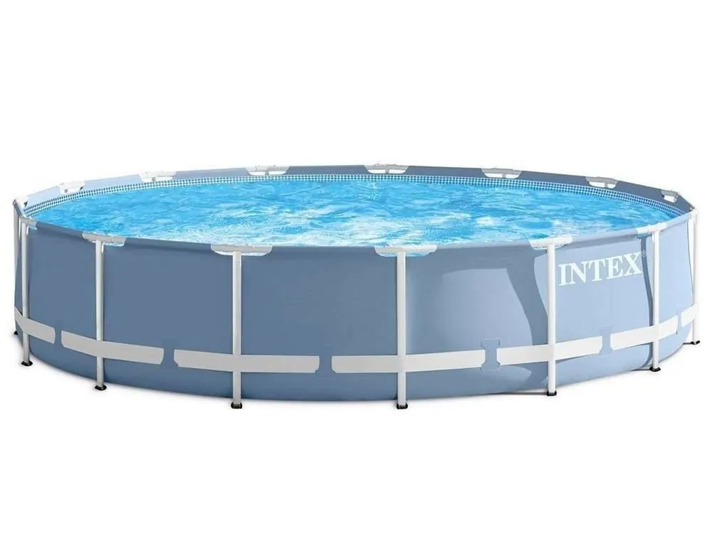 Intex 26728 | Size 15.0 x 15.0 x 2.75 Ft | Prism Frame Round Metal Frame Portable Ready-Made Swimming Pool - Image 3