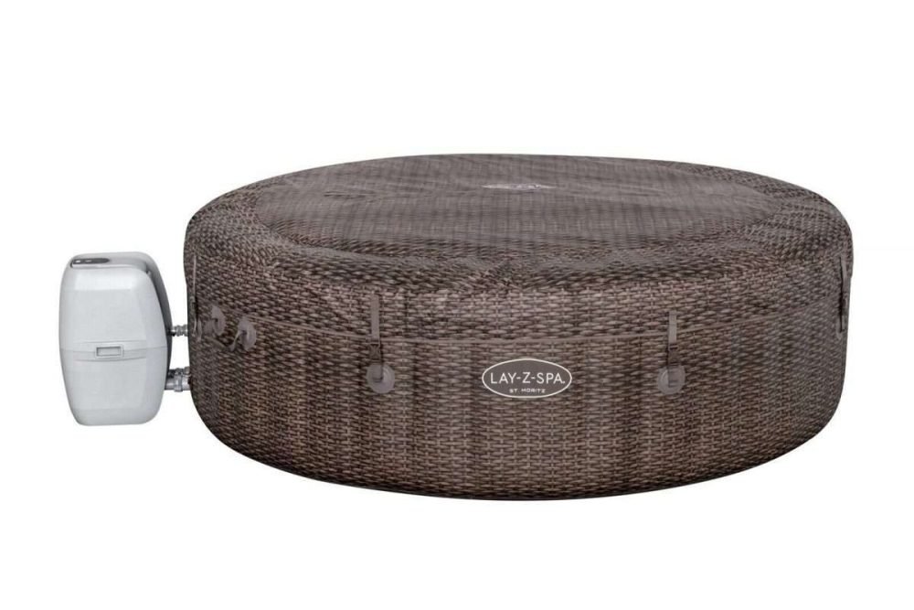 Bestway 60023 | Size 7.00 x 7.00 x 2.30 Ft | Inflatable Portable Spa Lay Z Bathtub St Moritz - Image 2