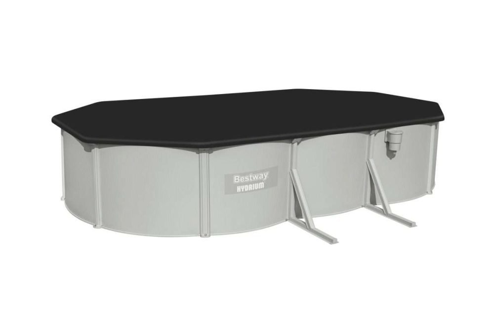 Bestway 56369 | Size 20.11 x 11.8 x 4.00 Ft | Hydrium Steel Oval Metal Frame Portable Ready-Made Swimming Pool - Image 2