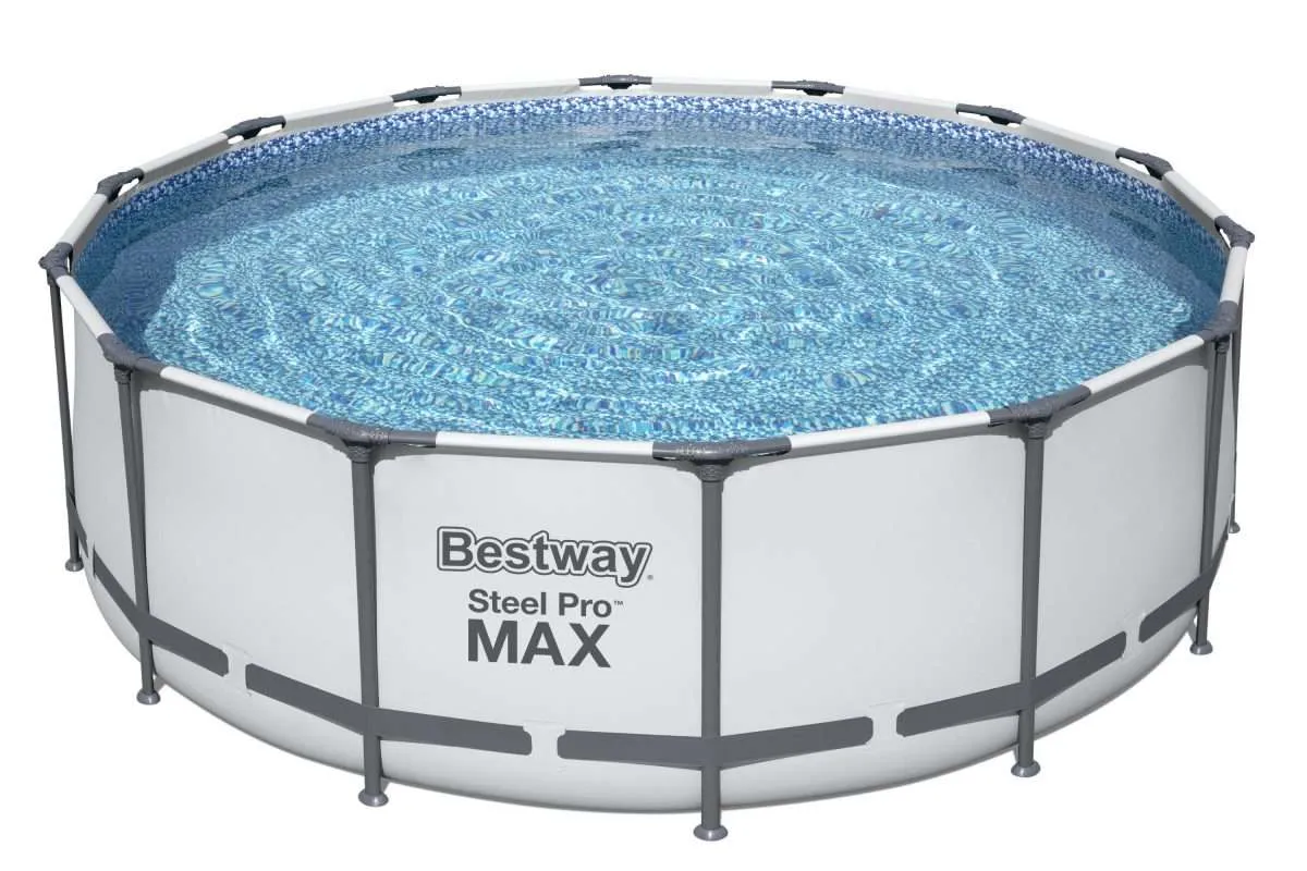 Bestway 5612X | Size 14.0 x 14.0 x 4.00 Ft | Steel Pro MAX Round Metal Frame Portable Ready-Made Swimming Pool - Image 5