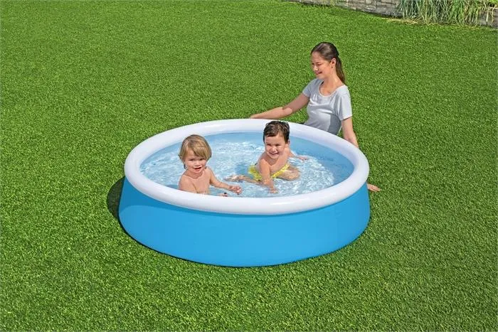 Bestway 57241 | Size 5.0 x 5.0 x 1.33 Ft | Inflatable Round Fast Set Portable Ready-Made Swimming Pool - Image 2