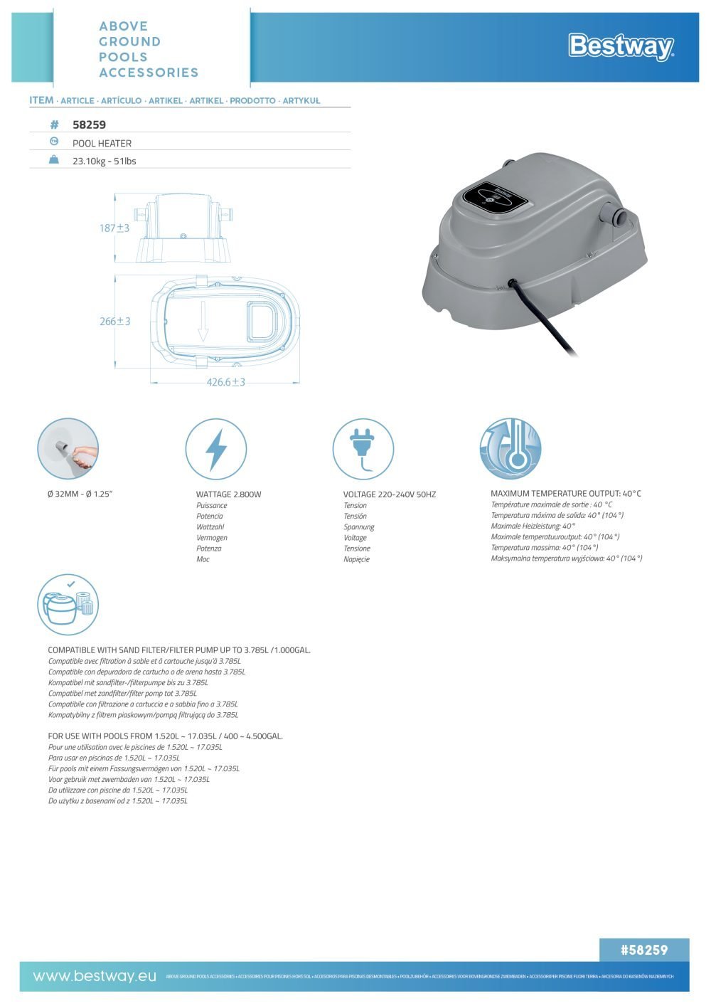Pool Heater 58259 - Image 4