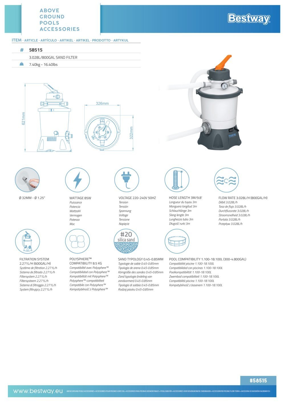Sand Filter 58515 - Image 6