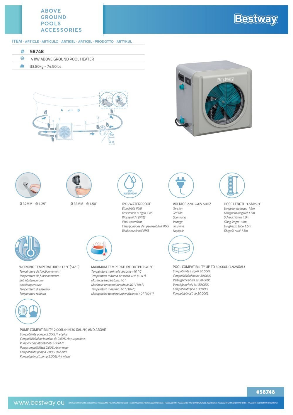 Pool Heater 58784 - Image 4