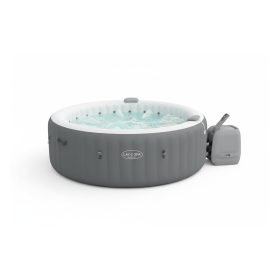 Bestway 60075 | Size 7.80 x 7.80 x 2.63 Ft | Inflatable Portable Spa Lay Z Bathtub Santorini