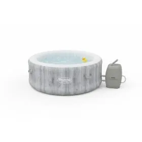 Bestway 60085 | Size 5.91 x 5.91 x 2.17 Ft | Inflatable Portable Spa Lay Z Bathtub Fiji