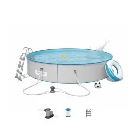 Bestway 56377 | Size 12.0 x 12.0 x 2.95 Ft | Hydrium Steel Round Metal Frame Portable Ready-Made Swimming Pool