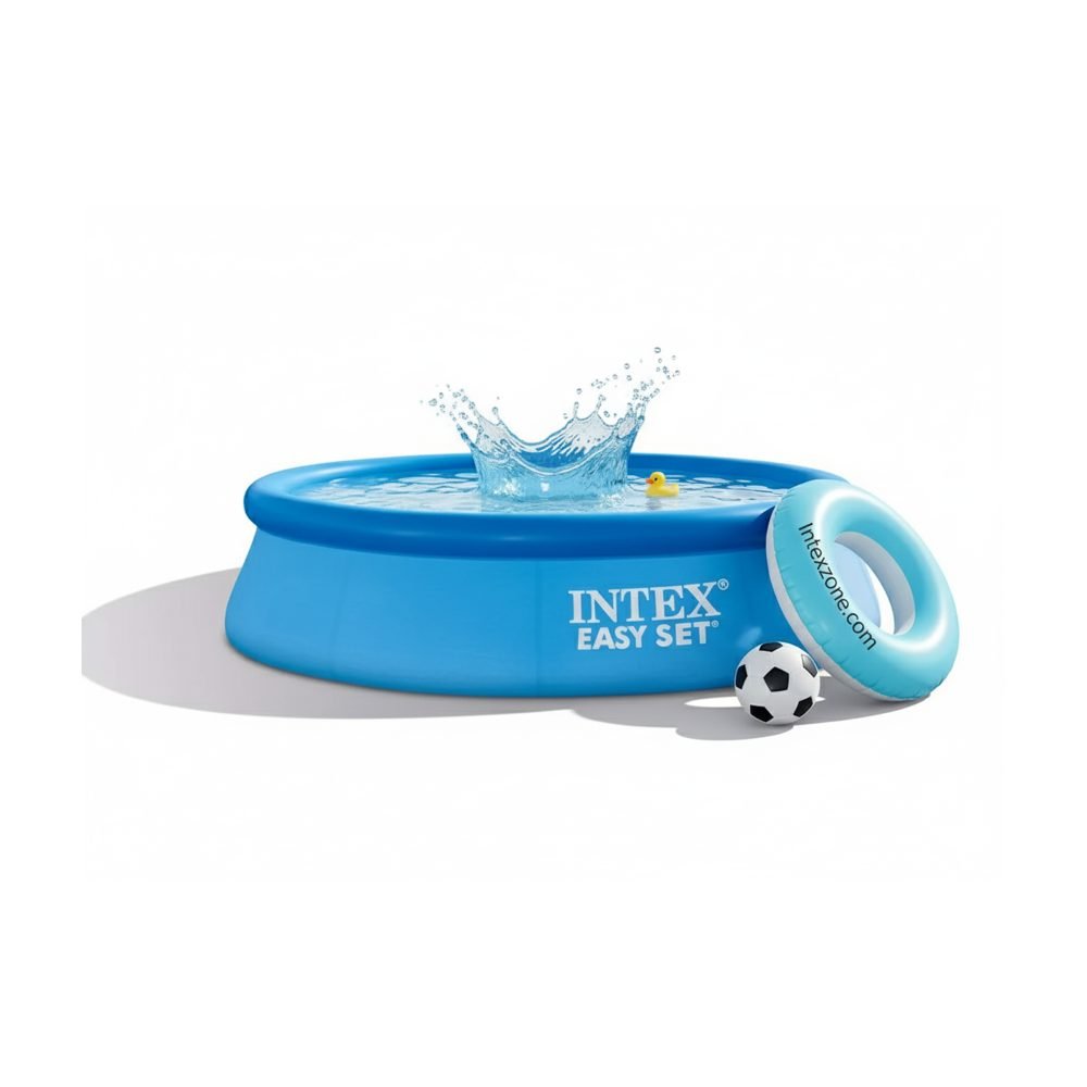 Intex 28130 | Size 12.0 x 12.0 x 2.50 Ft | Easy Set Round Inflatable Portable Swimming Pool