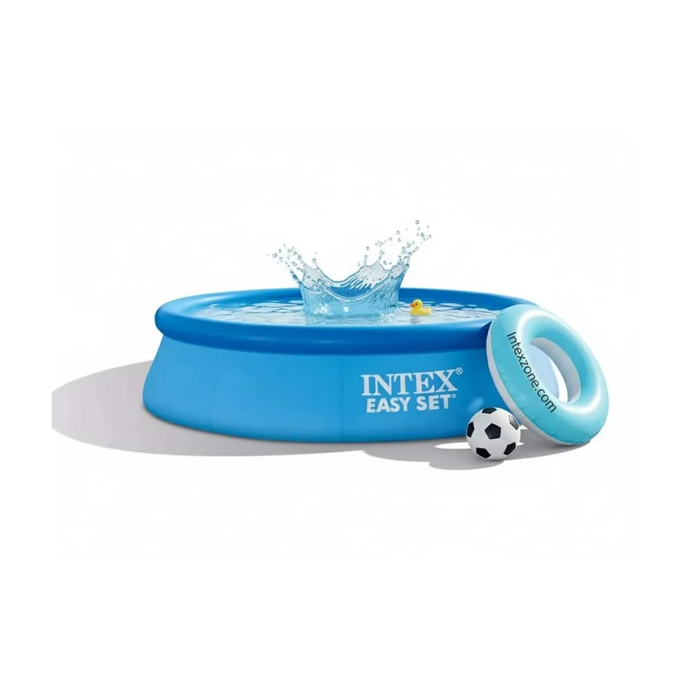 Intex 28130 | Size 12.0 x 12.0 x 2.50 Ft | Easy Set Round Inflatable Portable Swimming Pool