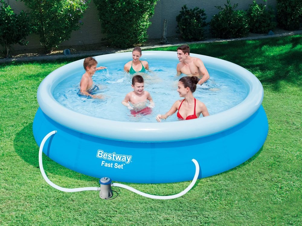 Bestway 57321 | Size 13.0 x 13.0 x 2.75 Ft | Inflatable Round Fast Set Portable Ready-Made Swimming Pool - Image 2