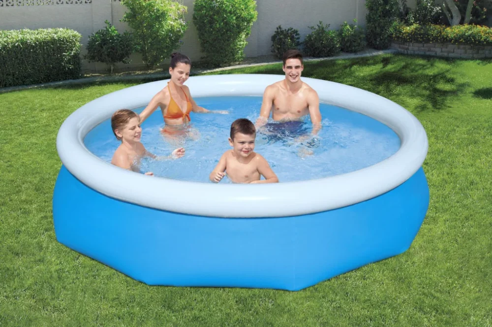 Bestway 57266 | Size 10.0 x 10.0 x 2.5 Ft | Inflatable Round Fast Set Portable Ready-Made Swimming Pool - Image 2