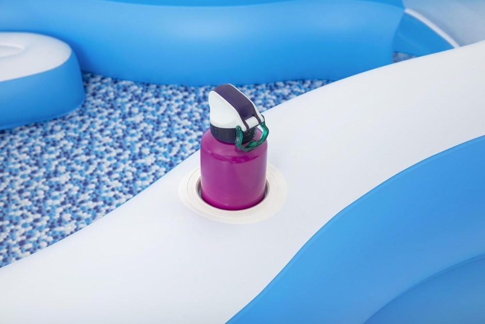 Bestway 54409 | Size 8.10 x 6.6 x 1.6 Ft | Splashview Inflatable Fast Set Portable Ready-Made Swimming Pool - Image 4