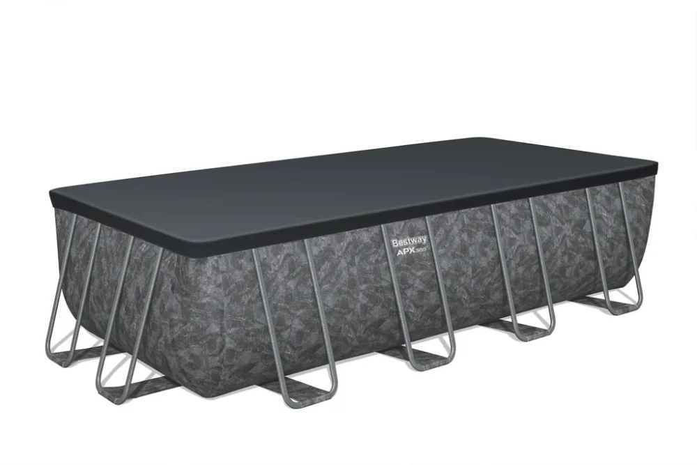 Bestway 561KA | Size 18.0 x 9.0 x 4.3 Ft | APX Rectangular Metal Frame Portable Ready-Made Swimming Pool - Image 9